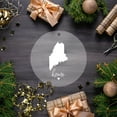 thumbnail image 2 of Koyal Wholesale US State Round Clear Acrylic Christmas Ornament, Maine Home, Long Distance Christmas Ornament Ideas, 2 of 5