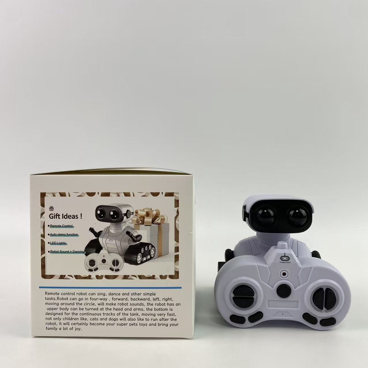 KIROWUNDER Toy robots,Robot Toys,Flexible RC Robots,Remote Control Robot Toys with Dancing Singing Music and LED Eyes