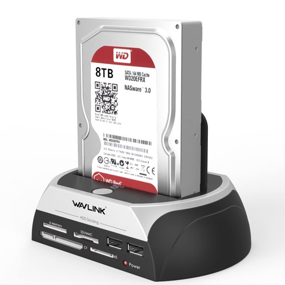 USB Hard Drive Docking Station, 2.0 to SATA External Hard Drive Enclosure - WL-ST310A