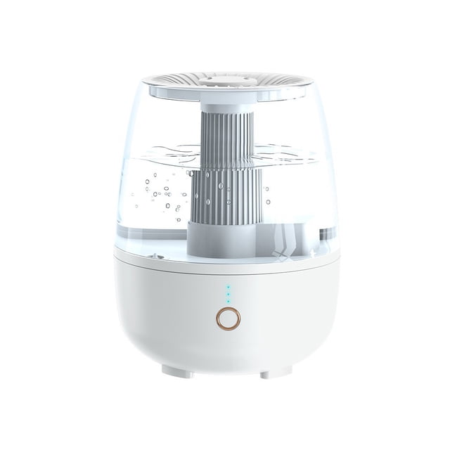 Ounissouiy Humidificador de aire de 6,8 l y 25 W, difusor de aromaterapia con Control táctil de escritorio, salida doble, herramienta de humidificación de Humidificadores Blanco Ounissouiy HA072051-02B