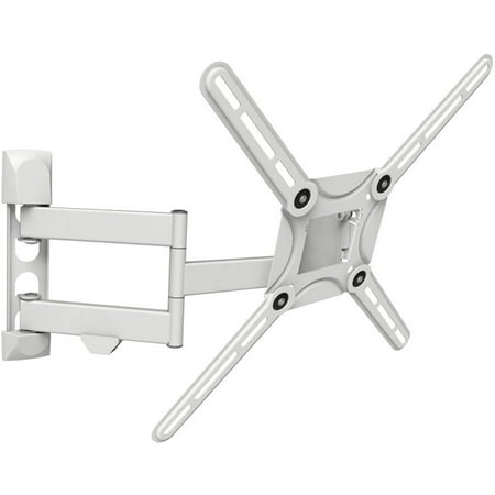 - Barkan 29”-65” Full Motion-4 Movements, Curved / Flat TV Wall Mount , Dual-Arm, Patented, white, up to 88 lbs, Lifetime Warranty.