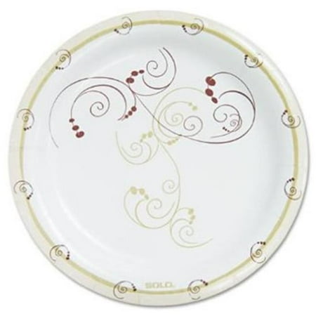 Solo HP9SJ8001PK Symphony Paper Dinnerware, Heavyweight Plate, 9 in., Tan, 125 Per Pack