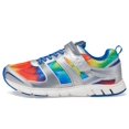 thumbnail image 4 of Zapatilla deportiva TSUKIHOSHI 3580 Velocity con cierre de correa para jóvenes plateada, 4 of 6