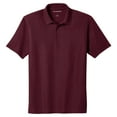 thumbnail image 5 of Yellow Rooster Men's Ezperformance Pique Male Polo Maroon 4XL, 5 of 6