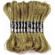thumbnail image 1 of 10 madejas de hilo de bordar de poliéster amarillo dorado con purpurina metálica, hilo de bordar dorado y plateado brillante, hilo de poliéster a granel, 1 of 9