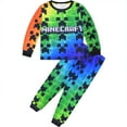 thumbnail image 1 of Minecraft Pajamas for Boys 2-Piece Long Sleeve Create Explore Survive PJs Set, 1 of 7