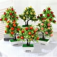 thumbnail image 4 of FaLX 1 Pcs Artificial Flower Simulation Different Shape High Quality Plastic Home Decor Artificial Fruit Tree for Home, 4 of 8