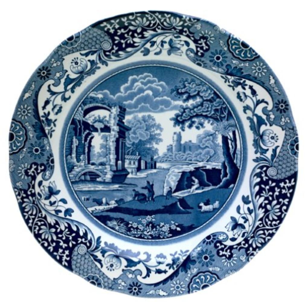 spode blue italian dinner plates set of 4 walmart com
