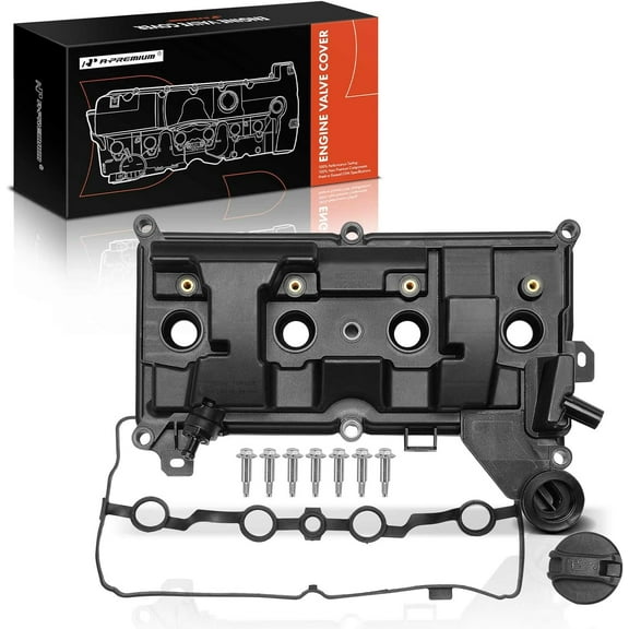 A-Premium Engine Valve Cover with Gasket & Bolts & Cap Compatible with Nissan Rogue Sport 2017-2018 2.0L, Replace# 132642GF0A