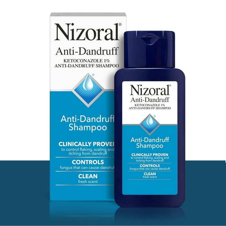 Nizoral Anti Dandruff Treatment Shampoo Controls Scalp Flaking Itching 7 fl oz Walmart