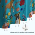 thumbnail image 6 of Dogs with Pioneer Flower Shower Curtain 72"x72" ,Bathroom Decorative Shower Curtains Set with 12 Hooks,Modern Waterproof Washable Shower Curtain, 6 of 6
