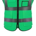 thumbnail image 3 of Vest Reflective Breathable Cloth Safety Protective Vest for Outdoor-Red, 3 of 3