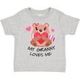 thumbnail image 3 of Inktastic My Granny Loves Me Bear and Hearts Boys or Girls Toddler T-Shirt, 3 of 5