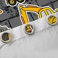 thumbnail image 4 of Homewish Cartoon Truck Blackout Curtains Set of 2 (52x84 Each) for Female Men Adults,Transportation Theme Window Curtains,Car Theme Curtains and Drapes,Luxury Bedroom Decor, 4 of 6