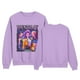 thumbnail image 1 of Kpop Demon Hunter Huntrix Merch Sweatshirt Women Men Casual Crewneck Long Sleeve Pullover Clothes Crewneck Sweatshirt For Women Fall#Light Purple 2XL, 1 of 5