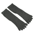 thumbnail image 7 of Unique Bargains Pair Full Finger Five Toe Socks Unisex Non Slip Daily Fit Finger Socks Gray, 7 of 7
