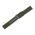 thumbnail image 3 of Uxcell Silicone Watch Band Quick Release Soft Rubber Watch Strap Green/Black 21mm, 3 of 7