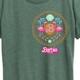 thumbnail image 3 of Barbie the Movie - Barbie Crest Full Color - Women's Short Sleeve Graphic T-Shirt, 3 of 5