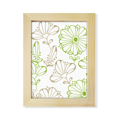 thumbnail image 1 of Flores frescas Grass dibujo Patron decorativo Escritorio de madera Arte Pintura 6x8 pulgadas marco de foto foto, 1 of 4