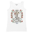 thumbnail image 5 of Outlaw Country Cowgirl Boots And Roses Women's Tank Top Western Rodeo Floral Cowgirl Hat Vintage Southern Rustic, 5 of 7
