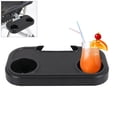 thumbnail image 1 of OUSITAID Recliner Chair Tray Plastic Clip on Side Table Tray Study Recliner Cup Holder with Mobile Device Slot and Snack Tray for Fold Lounge Beach Chair, 1 of 9