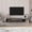Ebony, variant on Numudio Floating TV Stand for TVs up to 55 inches, 59 inch, Wall Mounted Media Console, White Finish