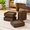4 Pcs Square, variant on 4pcs Round Wood Heavy Duty Stackable Furniture Risers for Couch Sofa End Table