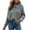 Gray, variant on Babysbule Plus Size Womens Sweaters Women Casual Fashion Pullover Long Sleeve Round-Neck Knitted Sweater Tops Women's Fashion