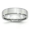 thumbnail image 1 of Cobalt Edge 6mm Wedding Band Ring Man Classic Flat W/edge  For Dad Mens  For Him, 1 of 11