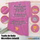 thumbnail image 2 of Toalla de baño para niños MELOCOTTON HOGAR Fucsia-Gato, 2 of 3