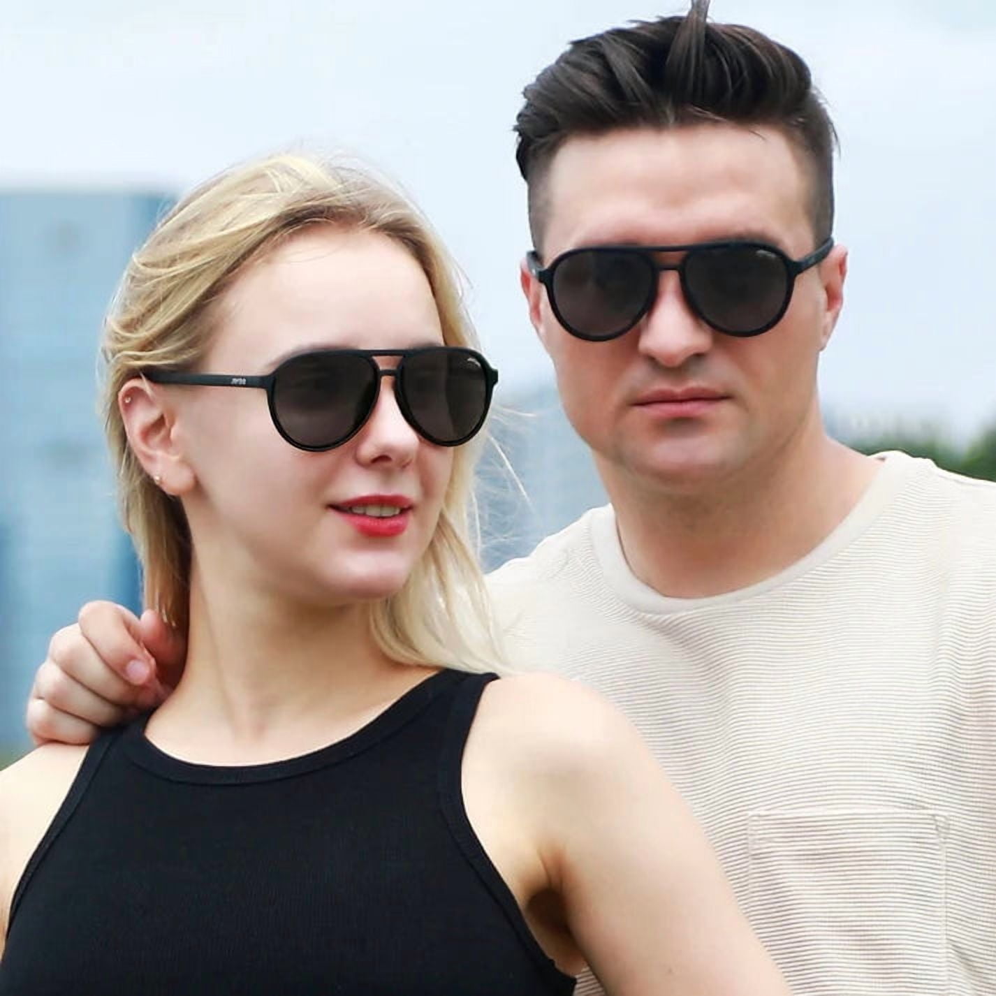 Polarized Aviator Sunglasses for Women Men Retro Trendy Sports Sunglasses for Outdoor UV400 Protection