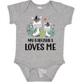 thumbnail image 3 of Inktastic Zebra My Babushka Loves Me Boys or Girls Baby Bodysuit, 3 of 5