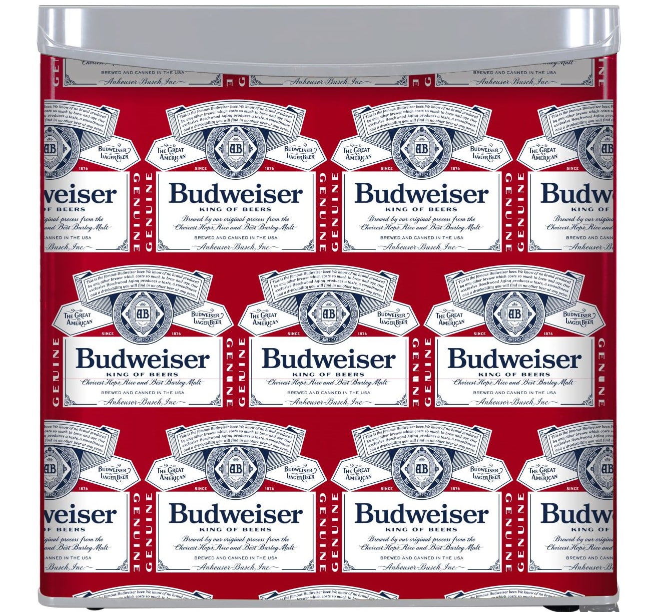 Budweiser, 1.6 Cu. ft. Compact Refrigerator, FR103BUD, Red