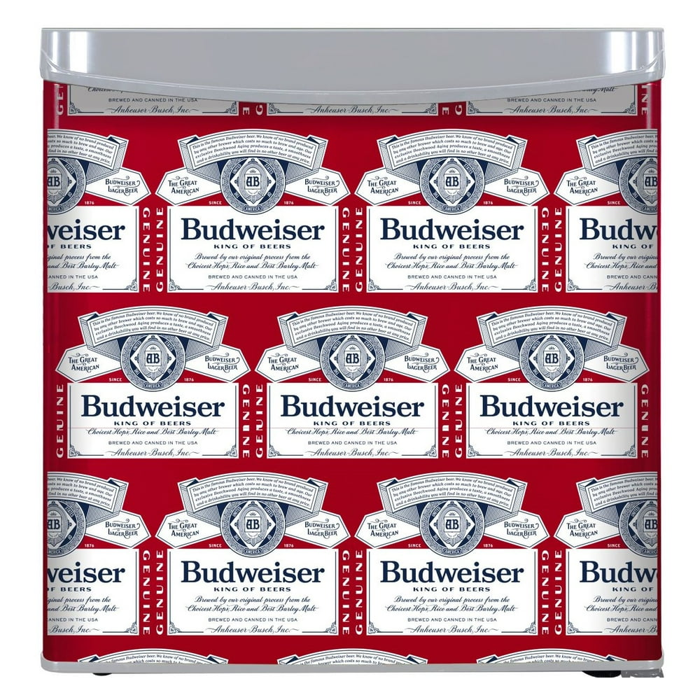 Budweiser, 1.6 Cu. Ft. Compact Fridge FR103BUD, Red