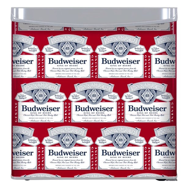 Budweiser, 1.6 Cu. Ft. Compact Fridge FR103BUD, Red