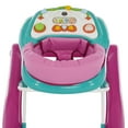 thumbnail image 6 of Dream On Me 2-in-1 Ava Baby Walker, Easy Convertible Baby Walker, Walk Behind, Height Adjustable Seat, Added Back Support, Detachable-Toy Slate, Teal Pink, 6 of 9
