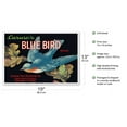 thumbnail image 2 of Caruso’s Blue Bird Brand - Vintage Fruit Crate Label c.1930s - Master Art Print (Unframed) 13in x 19in, 2 of 4