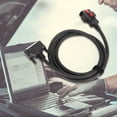 thumbnail image 1 of 16 Pin Diagnostic Testing Cable, High Accuracy Diagnostic Extension Cable Wear Resistant  For Car, 1 of 7