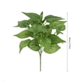 thumbnail image 3 of Artificial Green Potted Plants Faux Monstera Calathea Philodendron Bouquets, Fake Plastic Greenery Arrangements for Home Office Garden Indoor Outdoor Decor,B, 3 of 6