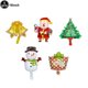 thumbnail image 3 of Mini globos navideños Feliz Navidad Muñeco de nieve Papá Noel Decoración del árbol de Navidad Globos de tamaño pequeño Decoraciones navideñas de invierno 2025, 3 of 5