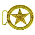 thumbnail image 2 of Lonestar Gold Rhinestones in Gold Plain Borders Oval Finished Cowgirl Gift Belt Buckle, 2 of 2
