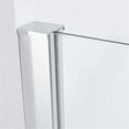 thumbnail image 3 of Vinnova 318139-HD-PC 39 x 55 in. Canteras Hinged Frameless Tub Door, Polished Chrome, 3 of 7
