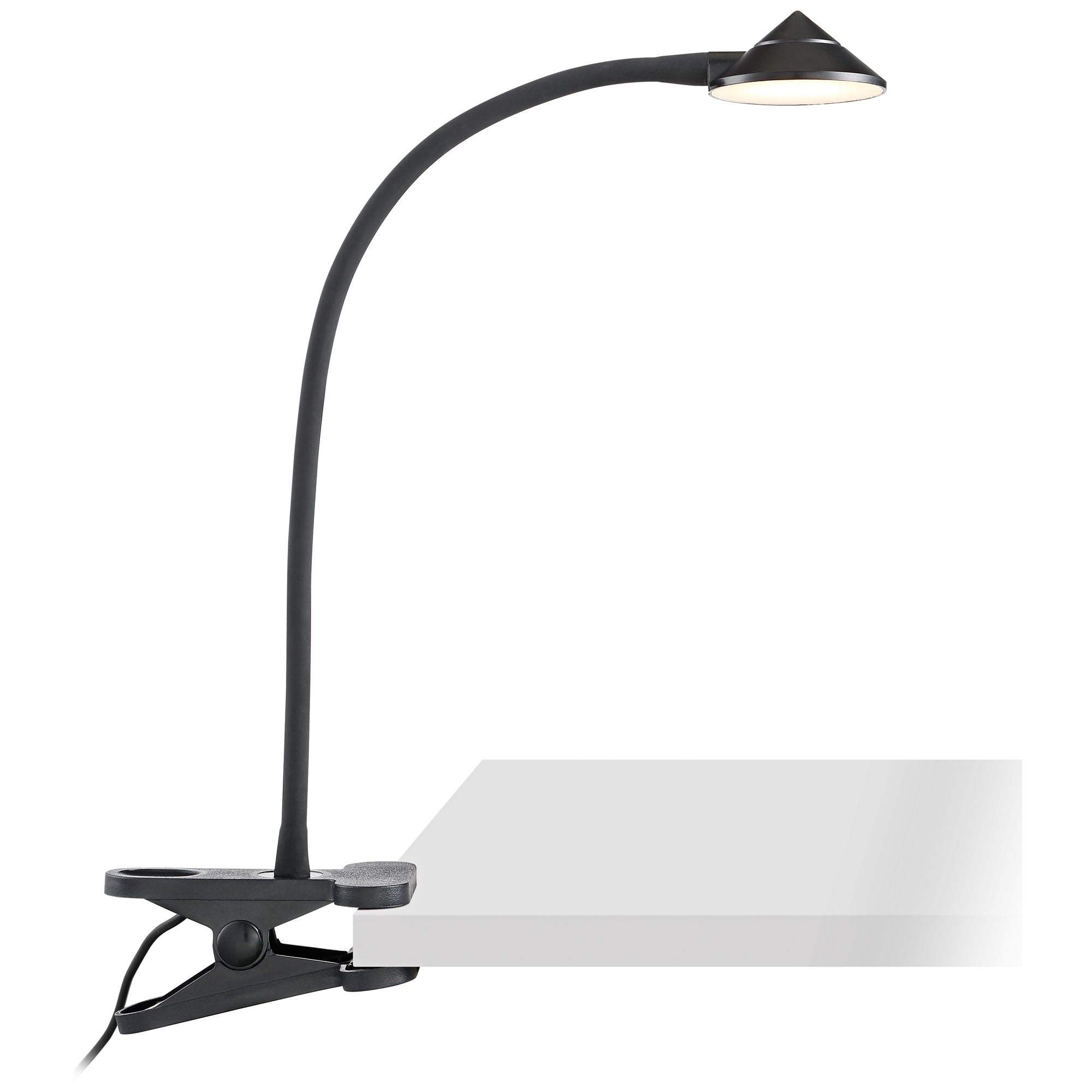 Premium 300-Lumen Pivot Dual-Shade Flexible Reading light Dimmable Table Lamps 