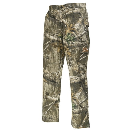 Realtree Edge Camo Cargo Pants by Hyde Gear 6 Pockets, Stretch Fabric, Water Repellent Finish