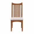 thumbnail image 2 of Linon Bonnie Dining Chair - Brown - Set of 2, 2 of 10