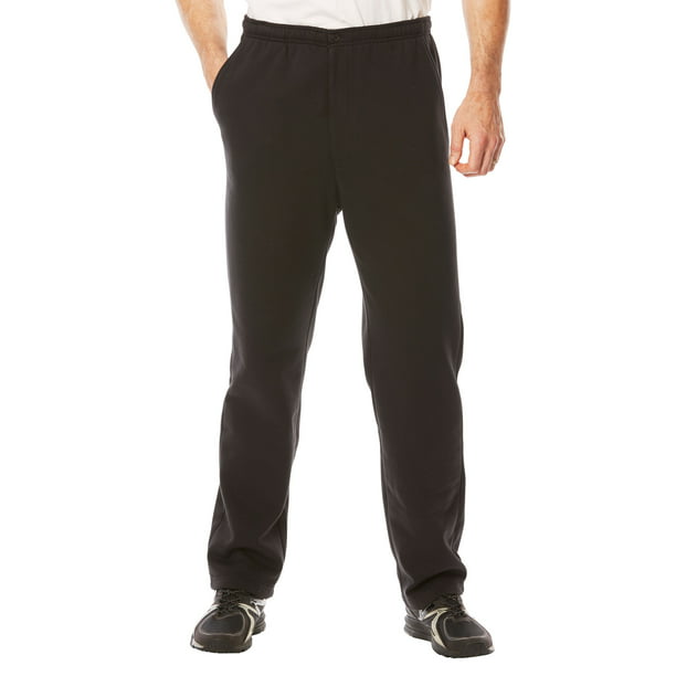 Kingsize Men's Big & Tall Fleece Zip Fly Pants - Walmart.com
