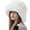 White, variant on DJN Women Knit Hat Scarf Combo for Women Winter New Style Pullover Outdoor Warm Ear Protection Set Pink A