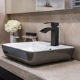 thumbnail image 2 of Aquaterior Modern 1 Hole Bathroom Faucet Vanity Sink Basin DIY Hotel Matt Black, 2 of 9