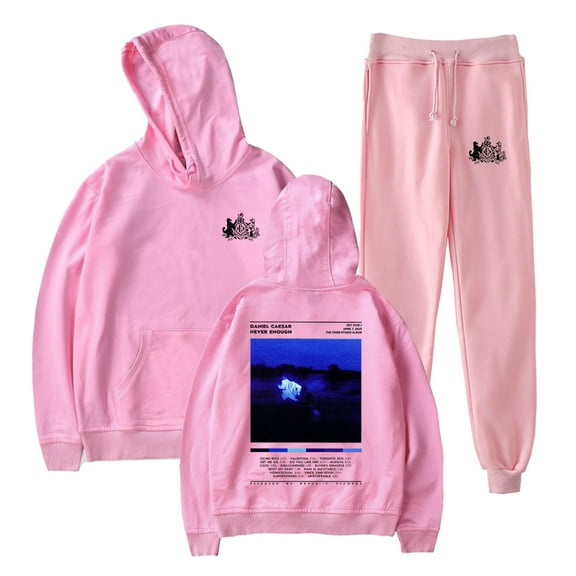 Daniel Caesar Never Enough Hoodie Jogger Pants Two Piece Set Sweatshirts Sweatpants Women Men's Set
