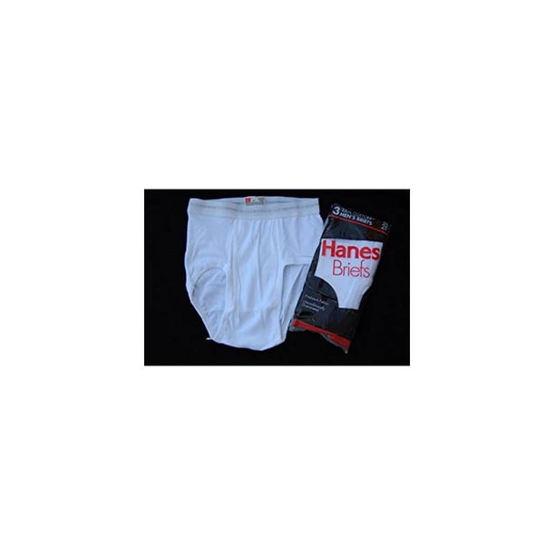 Hanes Hanes Classics Men's 3Pack White Full Rise Briefs Small